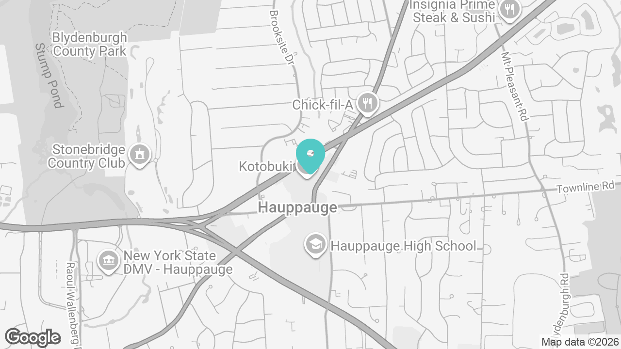 Hauppauge location map