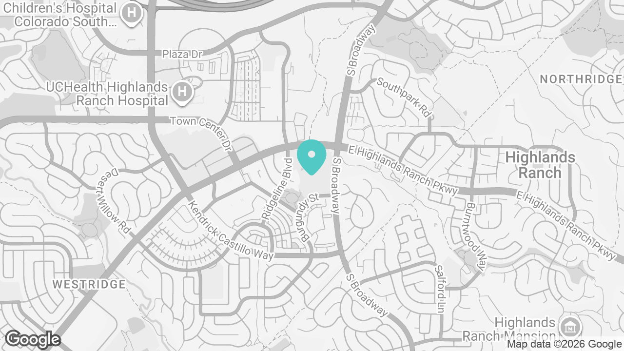 Highlands Ranch location map