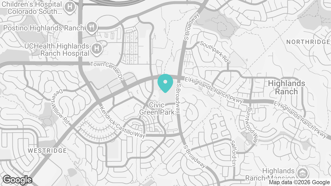 Highlands Ranch location map