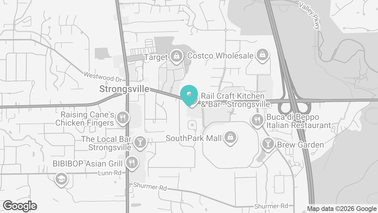 Strongsville location map