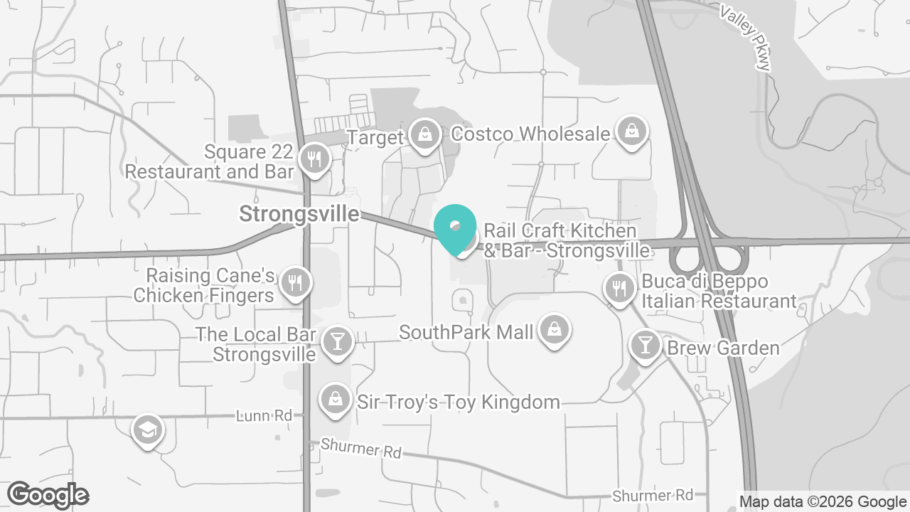 Strongsville location map