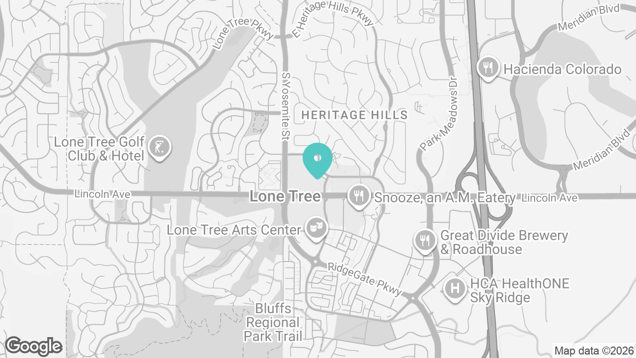 Lone Tree location map