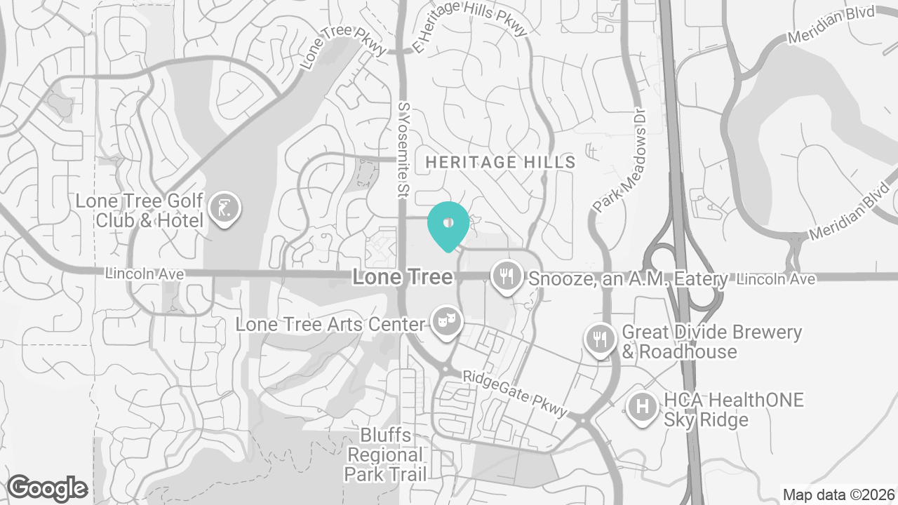 Lone Tree location map