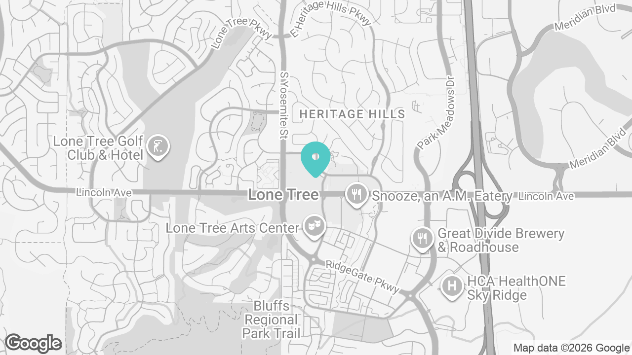 Lone Tree location map