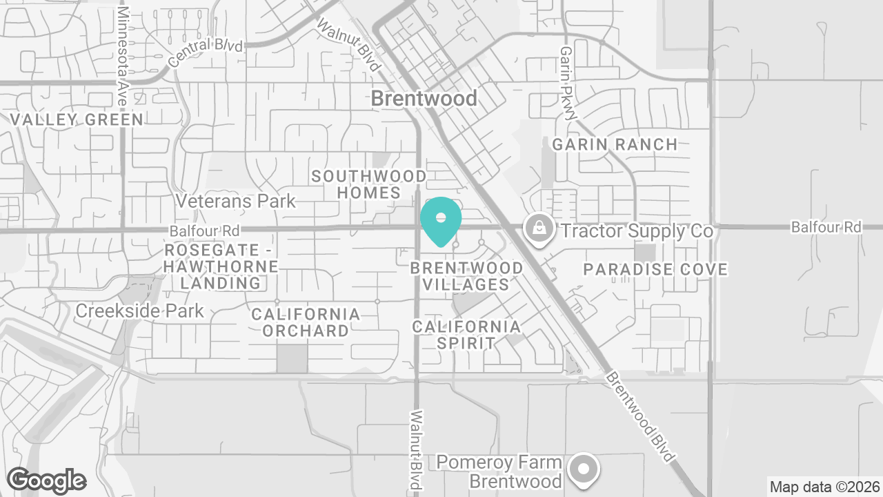 Brentwood location map