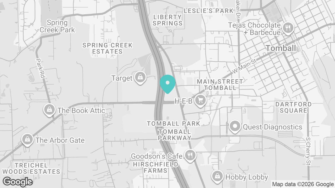 Tomball location map