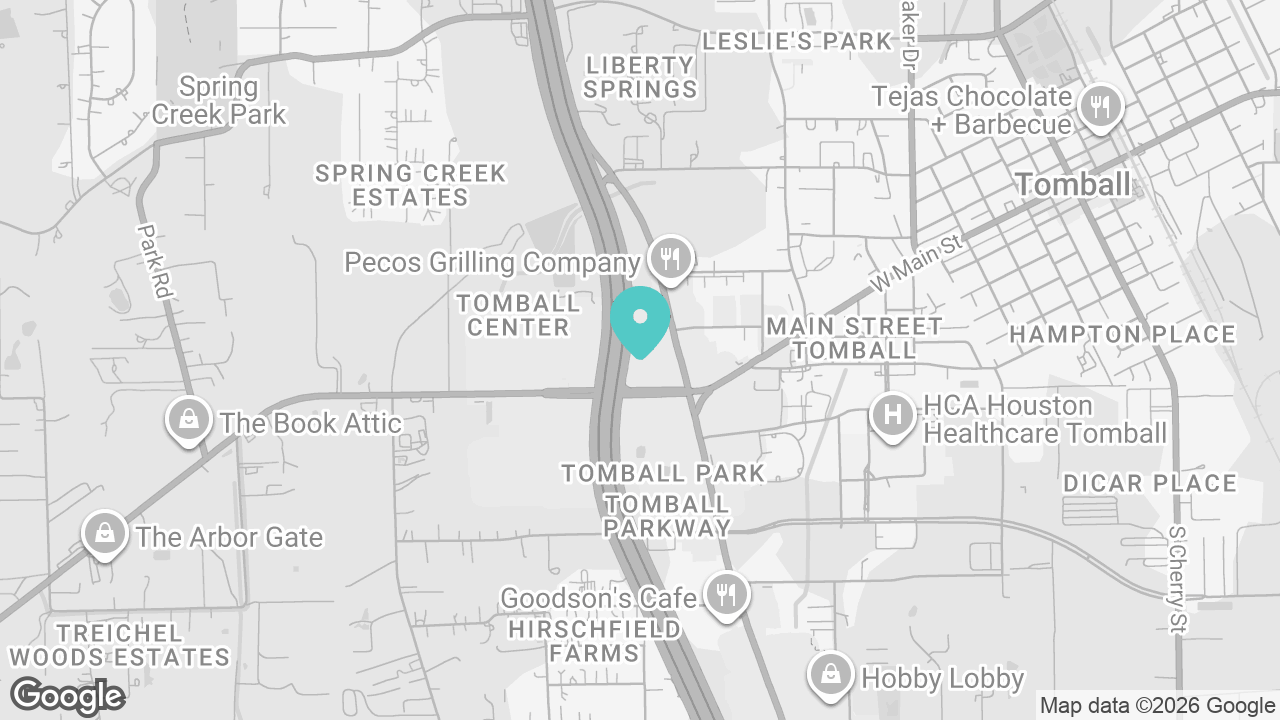 Tomball location map